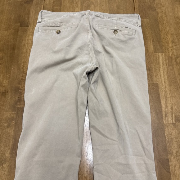 American Eagle kick boot chino pants women's 12XL long tan stretch preppy y2k - Picture 5 of 15